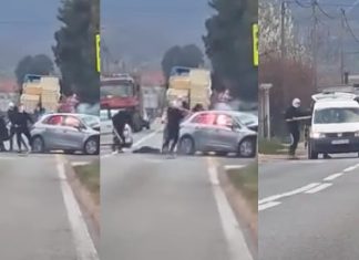 Brutalan napad u Mostaru: Maskirani napadači presreli vozača i zapalili automobil..(VIDEO)