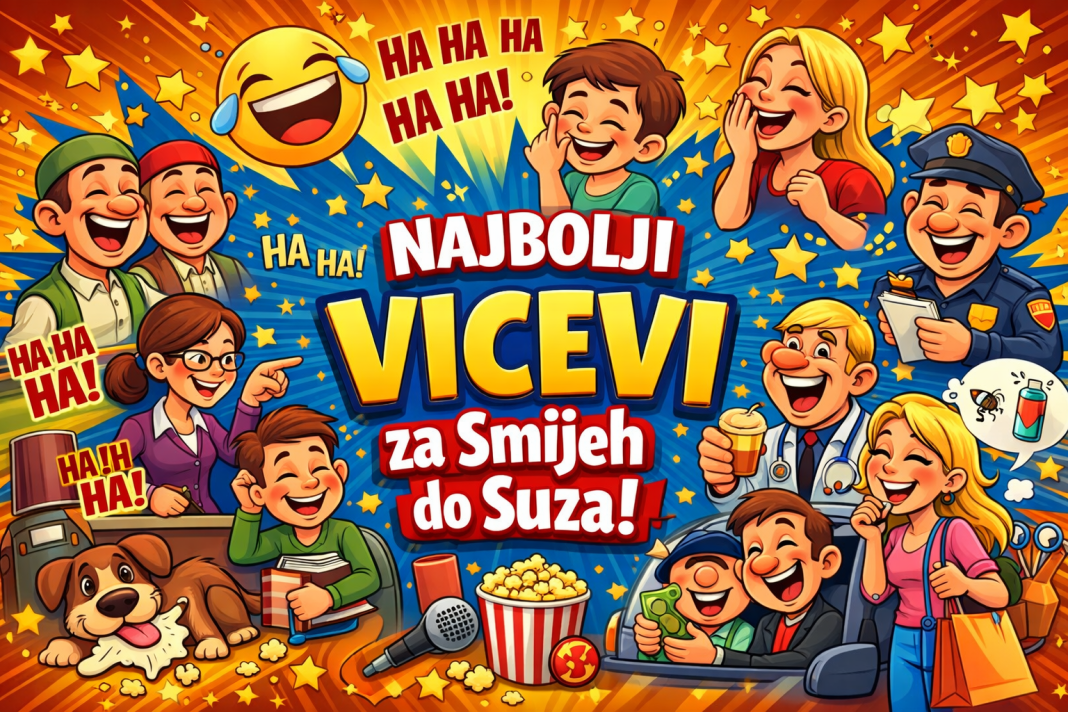 NASMIJTE SE DO SUZA: Najbolji vicevi koji će vam popraviti dan!