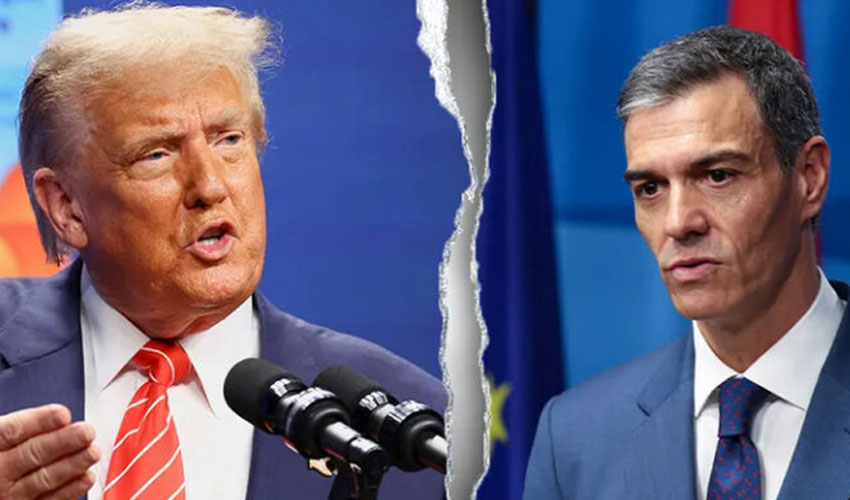 Trump zaprijetio potpunim embargom Španiji zbog Irana 1 Podijeljena fotografija Donalda Trumpa i Pedra Sáncheza
