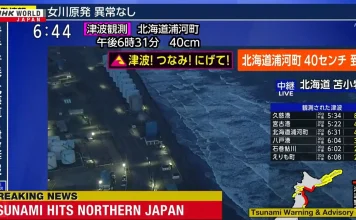 JAPAN NA UDARU: Zemljotres pokrenuo cunami, građani u stanju pripravnosti