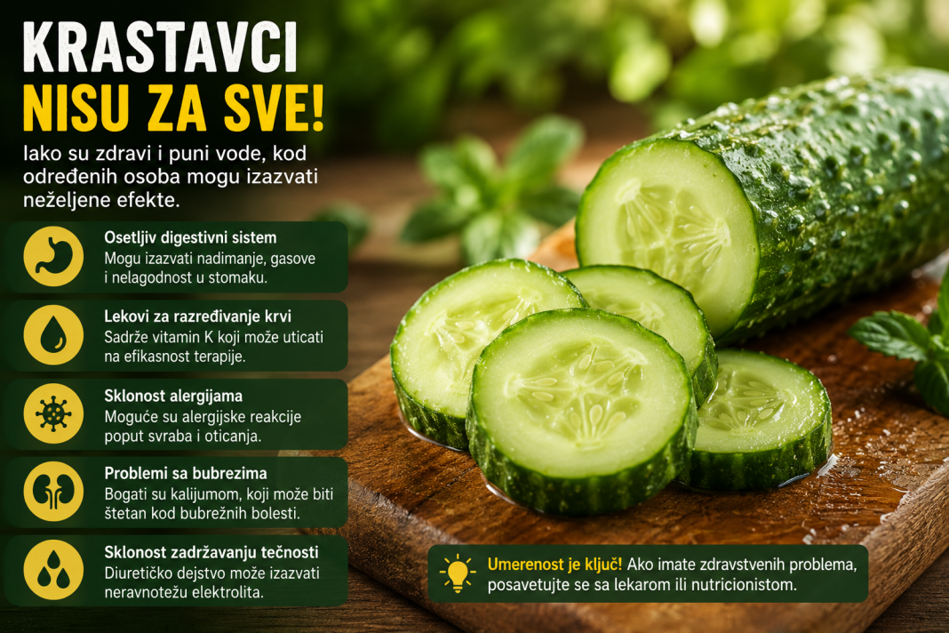 Ovo morate pročitati prije nego pojedete krastavac!
