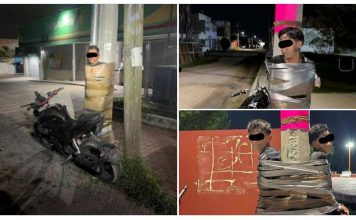 Misteriozni “Batman” sije strah u Meksiku: Osumnjičene za krađu lijepi za stubove i ispisuje im “lopov” na licu