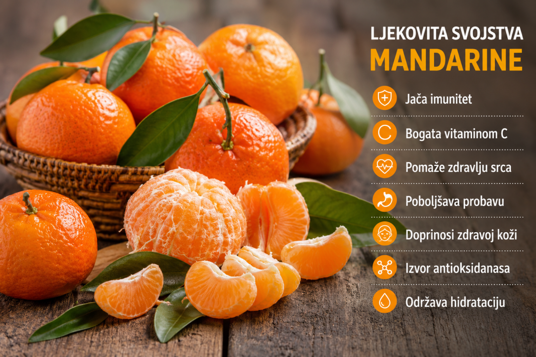 MANDARINA – ZLATNI PLOD ZDRAVLJA: Jača imunitet, čuva srce i pomaže u borbi protiv brojnih tegoba