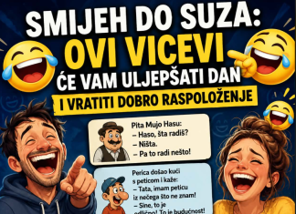 Smijeh do suza: Ovi vicevi će vam uljepšati dan i vratiti dobro raspoloženje Smijeh do suza: Ovi vicevi će vam uljepšati dan i vratiti dobro raspoloženje
