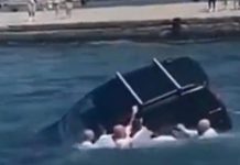 Drama u Trstu: Vozilo potonulo nekoliko sekundi nakon spektakularnog spašavanja
