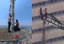 Filmska scena u New Yorku: Zaručili se na vrhu Empire State Buildinga, a sve završilo hapšenjem