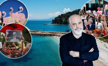 Flamingo revolucija trese Albaniju: Hiljade ljudi traže odlazak Edija Rame