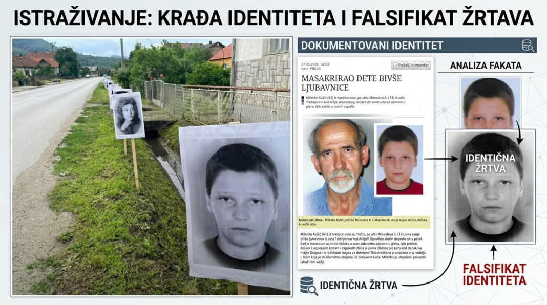 Fotografija dječaka ubijenog u Srbiji godinama predstavljana kao žrtva Srebrenice