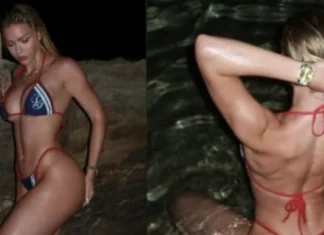 MINIJATURNI BIKINI JEDVA ZADRŽAO OBLINE: Djevojka Bake Praseta pokazala obline u minijaturnom bikiniju
