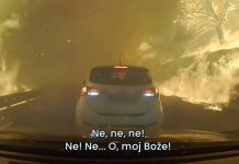 Automobil im je gorio dok su bježali iz plamena: Detalji drame turista kod Omiša.(VIDEO)