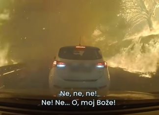 Automobil im je gorio dok su bježali iz plamena: Detalji drame turista kod Omiša.(VIDEO)