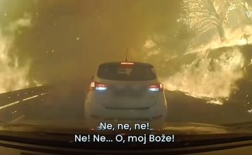 Automobil im je gorio dok su bježali iz plamena: Detalji drame turista kod Omiša.(VIDEO)