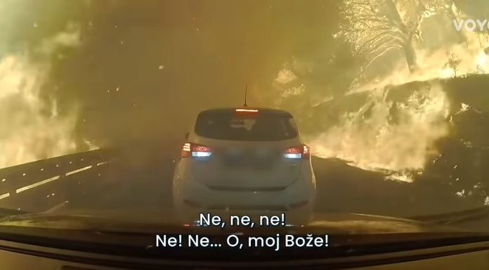 Automobil im je gorio dok su bježali iz plamena: Detalji drame turista kod Omiša.(VIDEO)