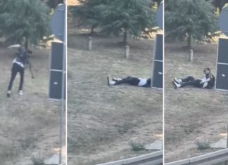 Pad koji je nasmejao internet: Ovako je izgledala “simulacija napada” u Beogradu (VIDEO)