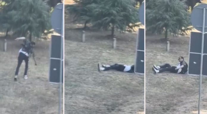 Pad koji je nasmejao internet: Ovako je izgledala “simulacija napada” u Beogradu (VIDEO)
