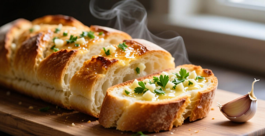 Garlic hljeb – hrskav izvana, mekan iznutra, s mirisom bijelog luka i otopljenog putera