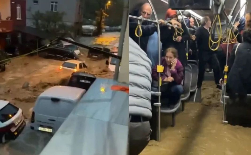Snažno nevrijeme pogodilo Istanbul: Voda preplavila saobraćajnice, brojni vozači ostali zarobljeni Snažno nevrijeme pogodilo Istanbul: Voda preplavila saobraćajnice, brojni vozači ostali zarobljeni
