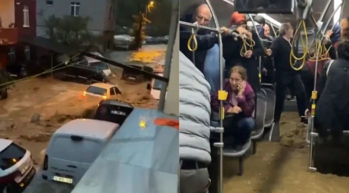 Snažno nevrijeme pogodilo Istanbul: Voda preplavila saobraćajnice, brojni vozači ostali zarobljeni Snažno nevrijeme pogodilo Istanbul: Voda preplavila saobraćajnice, brojni vozači ostali zarobljeni